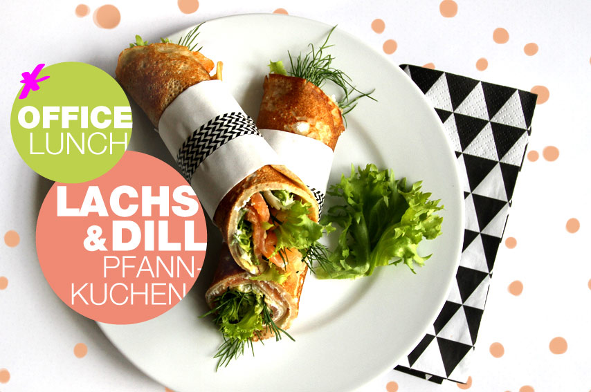 REZEPT // OFFICE LUNCH // Buchweizenpfannkuchen mit Frischkäse & Lachs // FAMILICIOUS.de